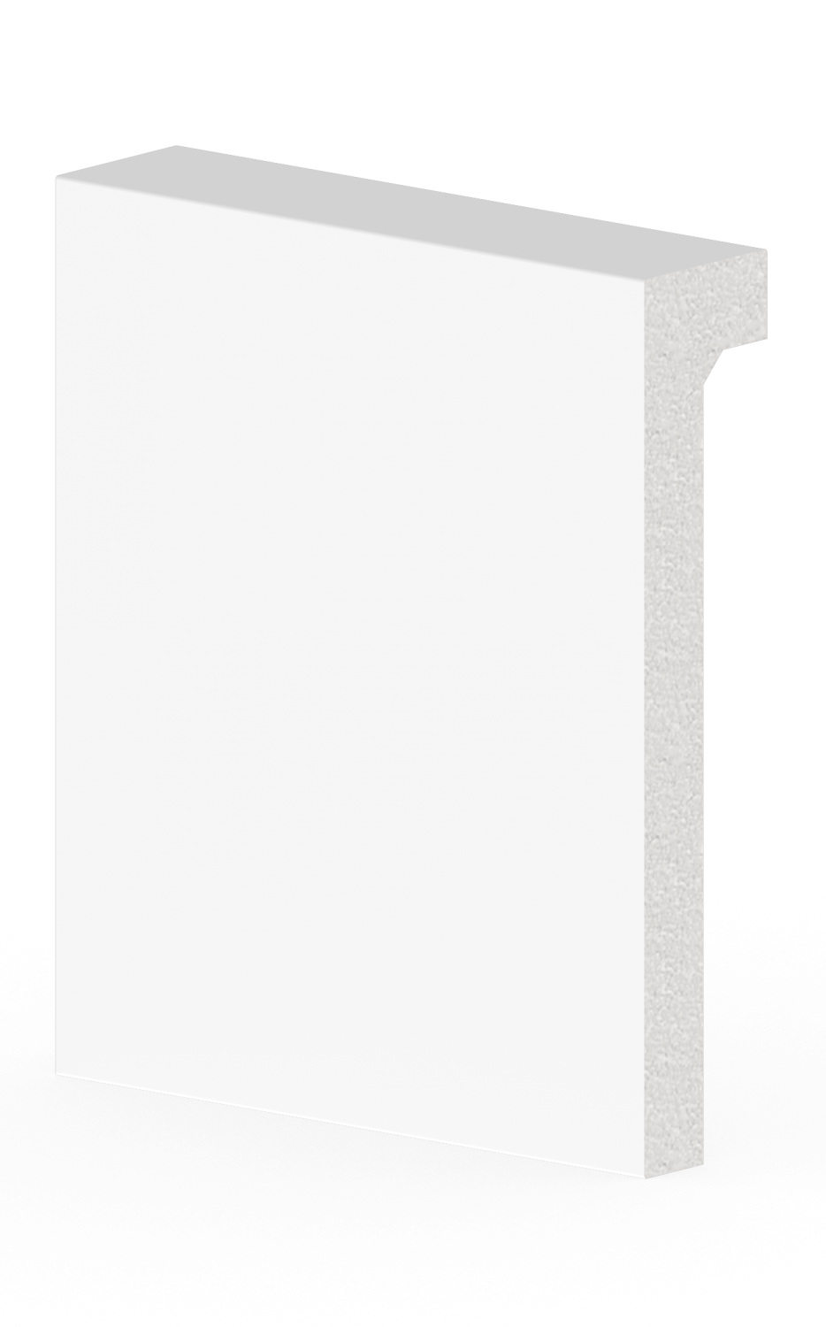 Roda Pé Retrofit Branco 12cm