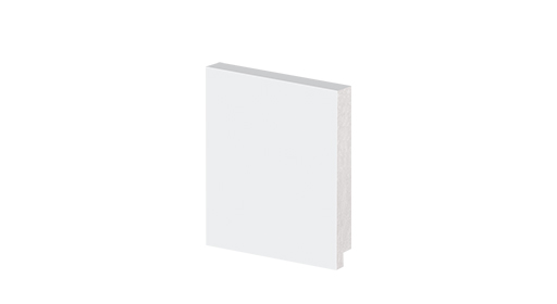 Rodapé 10cm Branco Liso