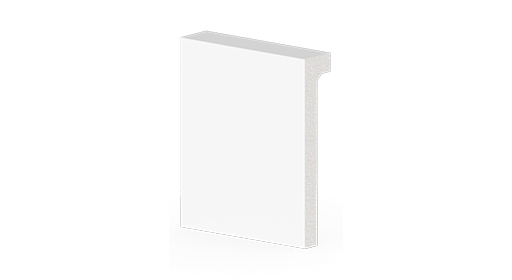 Rodapé 15cm Branco Retrofit Liso