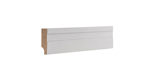 Rodapé 15x50mm Branco Linha Moderna