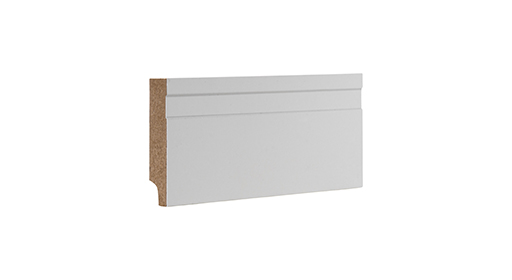 Rodapé 15x80mm Branco Linha Moderna